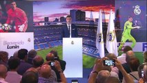 Las palabras de Lunin tras su presentación como jugador del Real Madrid