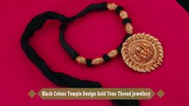 Latest Beautiful Designs of Antique Thread Jewellery Geru Necklace