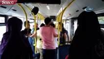 Halk otobüsünde yaşlılara yer verilmesini isteyen genç darp edildi