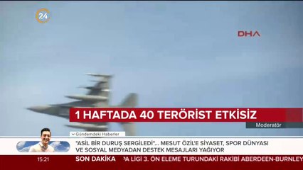 11 terörist havadan vuruldu