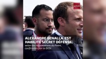 Alexandre Benalla était habilité secret défense depuis 2017