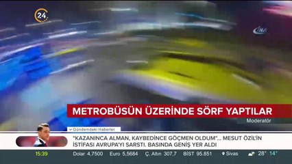 Tehlikeli yolculuk kamerada