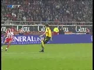 Goal Kovacevic Olympiacos-AEK 1-0