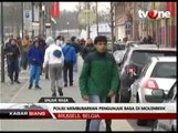 Polisi Belgia bentrok dengan pendemo Brussels