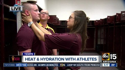 ASU researching effects of heat, sun on athletes