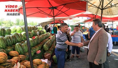 (23 Temmuz 2018) BAŞKAN PALANCIOĞLU, PAZAR ESNAFIYLA BULUŞTU