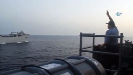 TCG Gediz, TCG Sancaktar ile Akdeniz'de buluştu