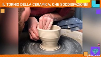 Il tornio per lavorare la ceramica: che piacere visivo!
