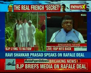'Rahul Behaving Irresponsibly, Understanding of National Security is Poor'; Ravi Shankar Prasad