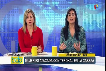 Mujer atacada con terokal: “Pensé que sería quemada como Eivy Ágreda”