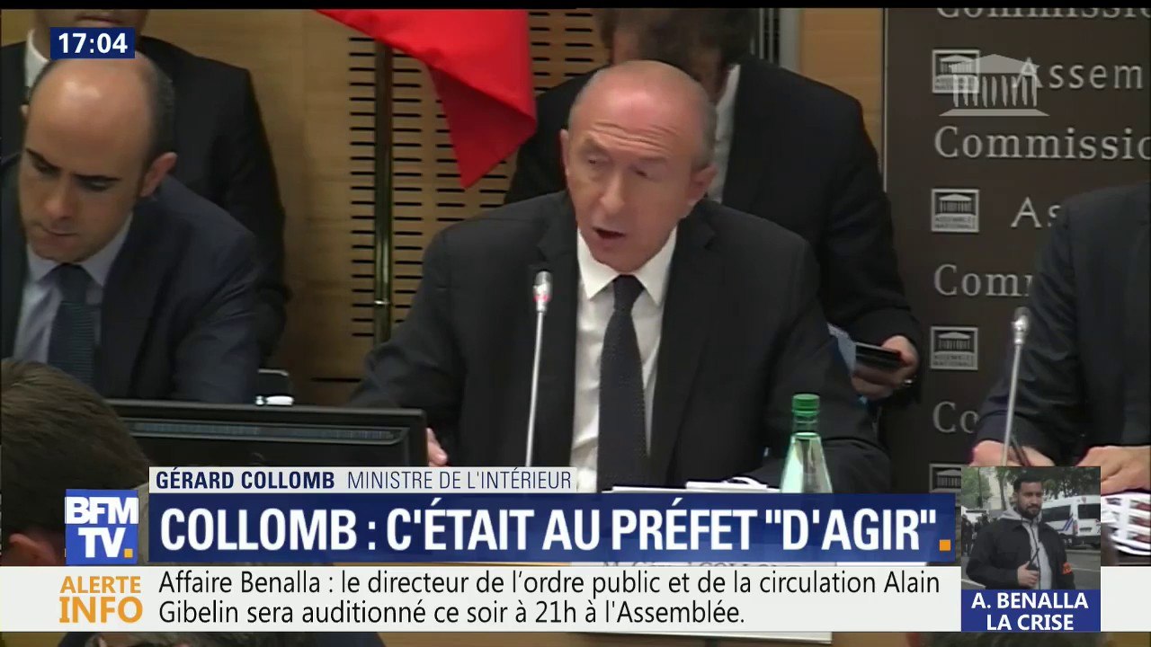 Affaire Bénalla: ce qu'il faut retenir des 2h30 de l'audition de Gérard Collomb devant la commission d'enquête de l'Assemblée