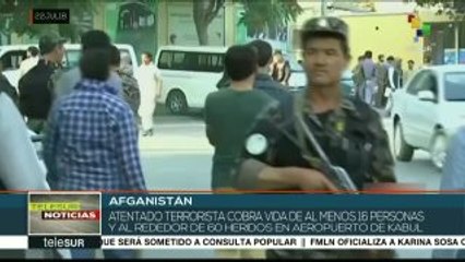 Atentado en el aeropuerto de Kabul deja 16 muertos y 60 heridos