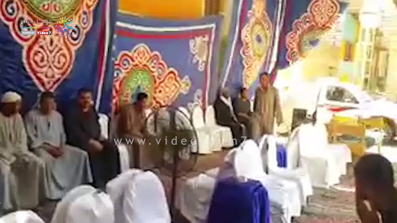 محافظ المنيا يقدم واجب العزاء لأسر شهيدى الواجب بمركز مغاغة
