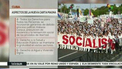 Reforma constitucional prevé modificar toda la Carta Magna cubana