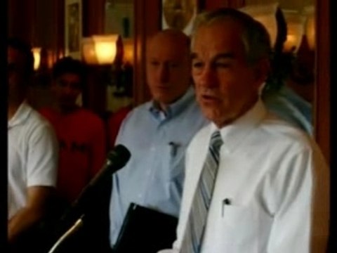 Ron Paul Discusses Issues-No Taxation through Inflation