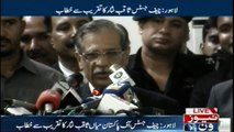 CJP Mian Saqib Nisar addressed in Lahore