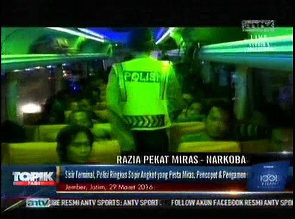 Razia Terminal, Polisi Ringkus Sopir, Pencopet dan Pengemis