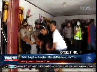Kalah Gugatan, Penghuni Rumah Melawan Juru Sita