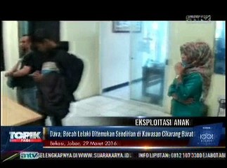 Bocah Lelaki Ditemukan di Jalanan Cikarang