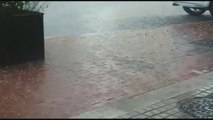 Strong hailstorm pelts Barcelona metropolitan area