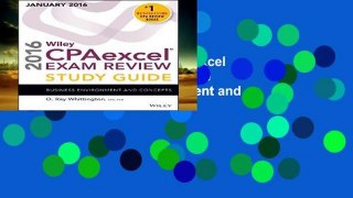 About For Books  Wiley CPAexcel Exam Review 2016 Study Guide January: Business Environment and