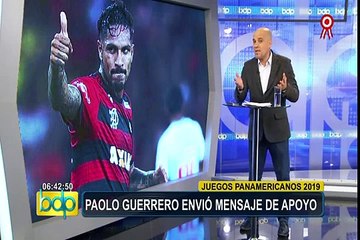 Paolo Guerrero envió mensaje de apoyo para los Juegos Panamericanos
