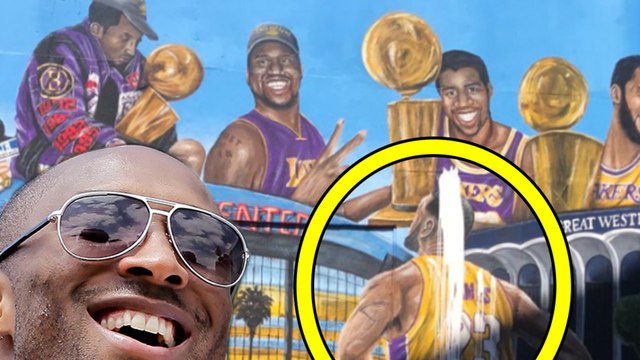 Lakers Fans DEMOLISH ANOTHER Lebron James Mural