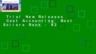 Trial New Releases  Cost Accounting  Best Sellers Rank : #2