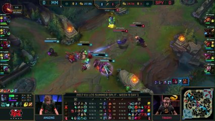 Mysterious Monkeys vs. Splyce - Week 9 - EU LCS - Summer