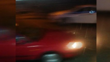 Silivri'de dolu yağışı başladı