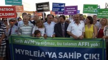 Antik kent üzerine yapılan AVM için 'tarihe sahip çık' çağrısı