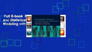 Full E-book  Probability Theory and Statistical Inference: Econometric Modeling with