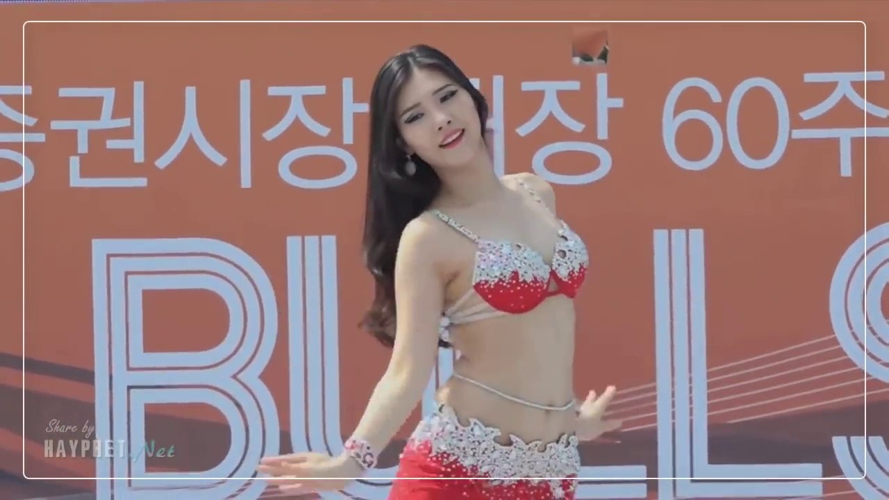 Hot girl Hàn Quốc nhảy belly dance bốc lửa và quyến rũ