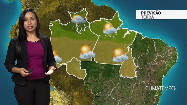 Previsão Norte – Sol e pancadas de chuva