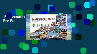 Full version  Macroeconomics  For Full