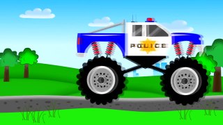 Monster Truck Police _ Policja | Bajki o Policji dla Dzieci