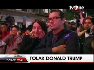 Rayakan Paskah, Warga Meksiko Bakar Patung Donald Trump