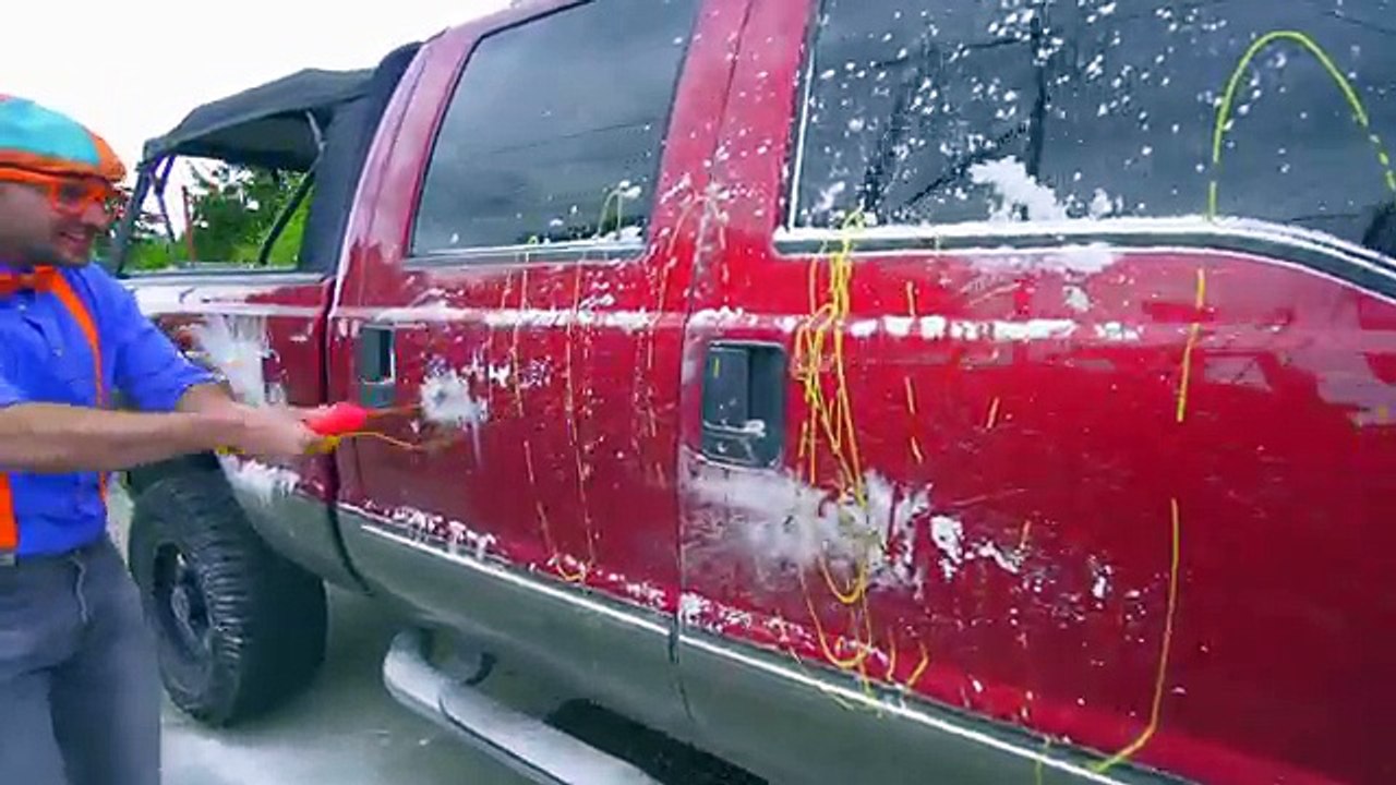 Blippi Truck Wash Truck Videos for Children by Blippi