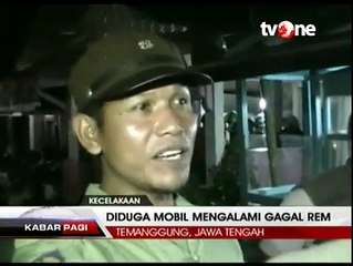 Mobil Tabrak Penonton Acara Motor Trail di Temanggung