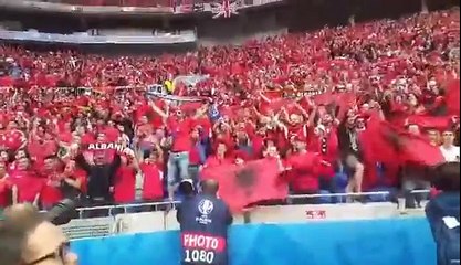 Amazing! 35000 Albanian Fans Singing Kuq e Zi (Red  Black)
