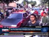 Gendam Pemilik Warung, 2 Pria Diamuk Massa