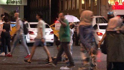 İstanbul'da beklenen yağış başladı