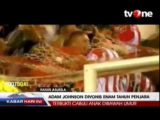 Kasus Paedofil, Adam Johnson Divonis 6 Tahun Penjara