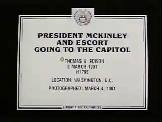 President McKinley and Escort Going to the Capitol (1901) - Documentary/News/Short Film