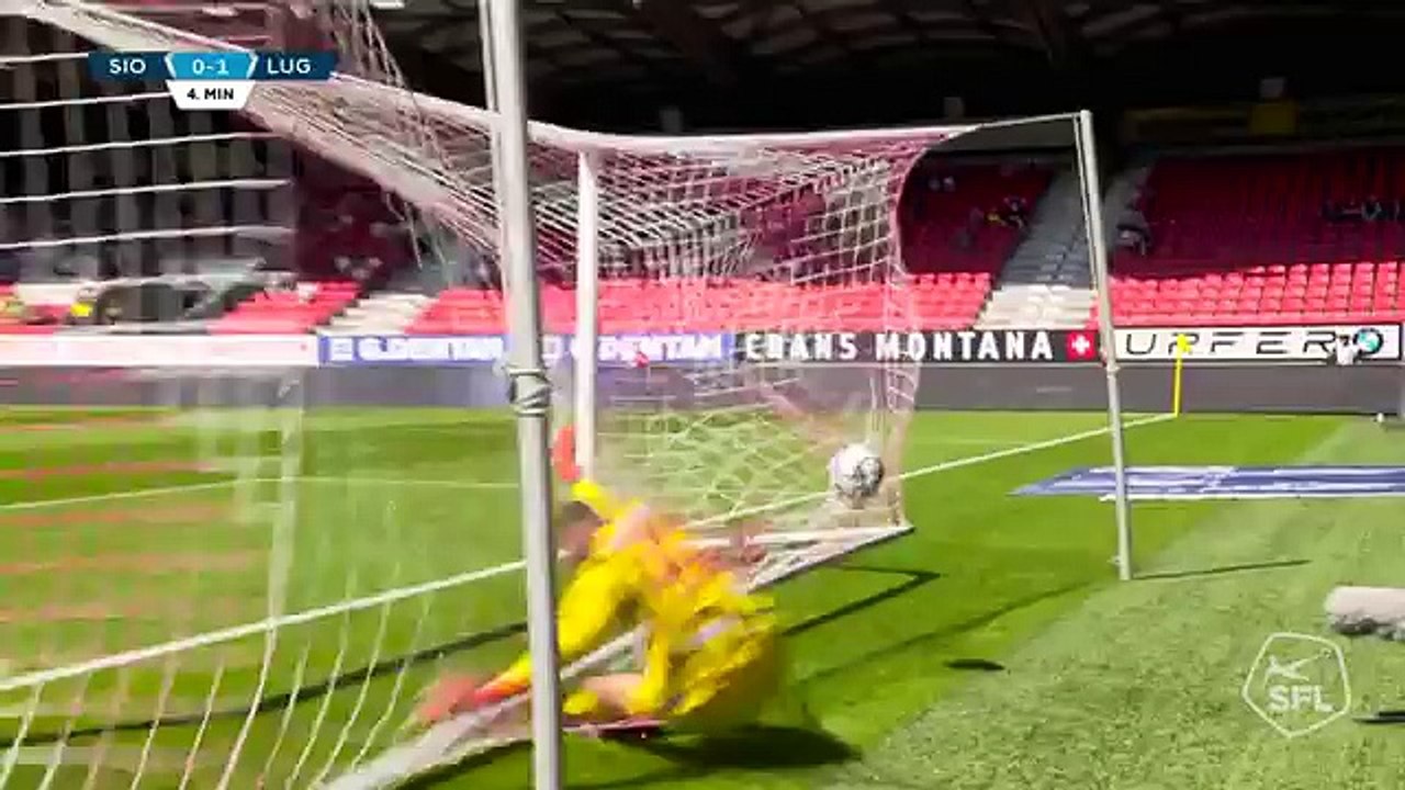 Sion 1:2 Lugano (Switzerland. Super League. 22 July 2018)