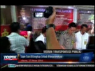 Polisi Tetapkan 6 Tersangka Demo Taksi Rusuh