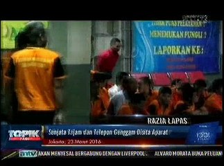 Razia Narkoba di Lapas, Ratusan Butir Pil Ditemukan