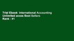 Trial Ebook  International Accounting Unlimited acces Best Sellers Rank : #1