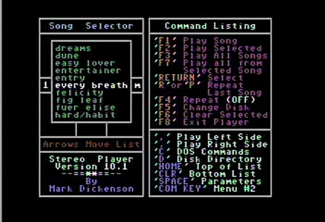 The Police "Every Breath You Take" Commodore 64 Stereo Sid Player Keyboard