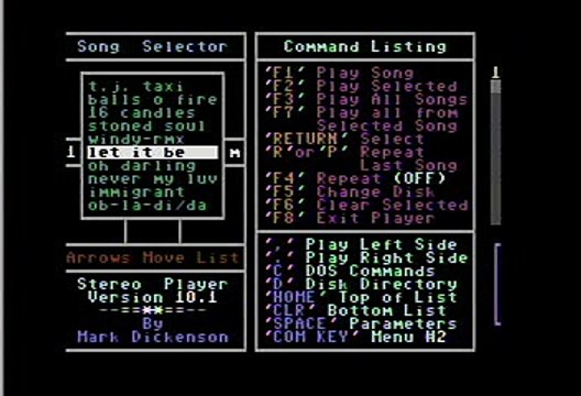 Beatles Let it Be Commodore 64 Stereo Sid Player Keyboard